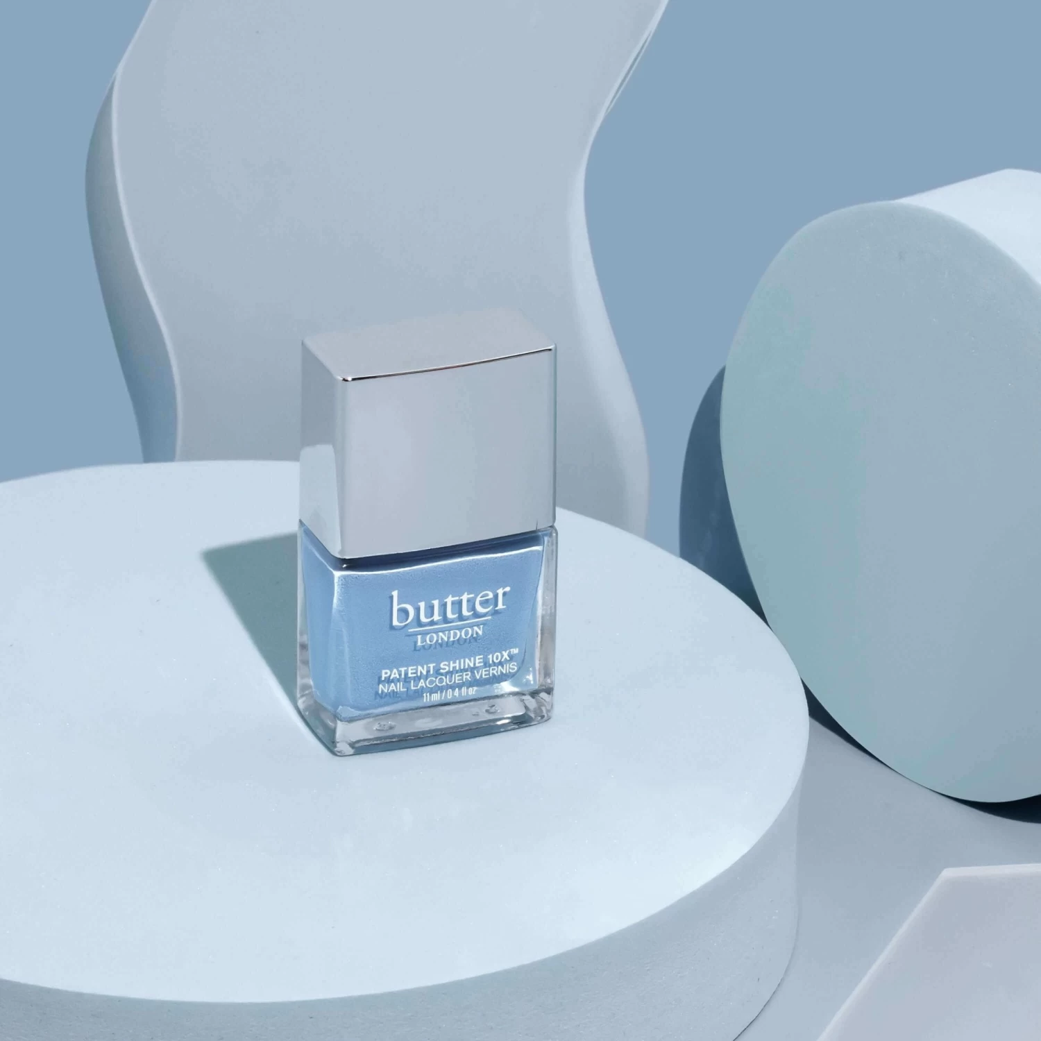 Waterloo Blue Patent Shine 10X Nail Lacquer 4 Waterloo Blue Patent Shine 10X Nail Lacquer - Image 4